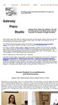 Mobile Screenshot of gatewaypianostudio.com